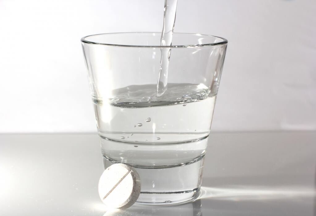 voda in tableta za zdravljenje osteohondroze
