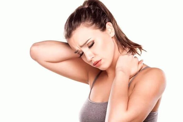 bolečine v vratu z osteohondrozo hrbtenice